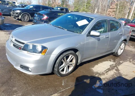 2014 Dodge Avenger Sxt z USA, uszkodzony, nr VIN 1C3CDZCB0EN116834